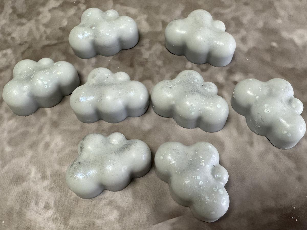 A handful of mini-melt shapes ready for melting